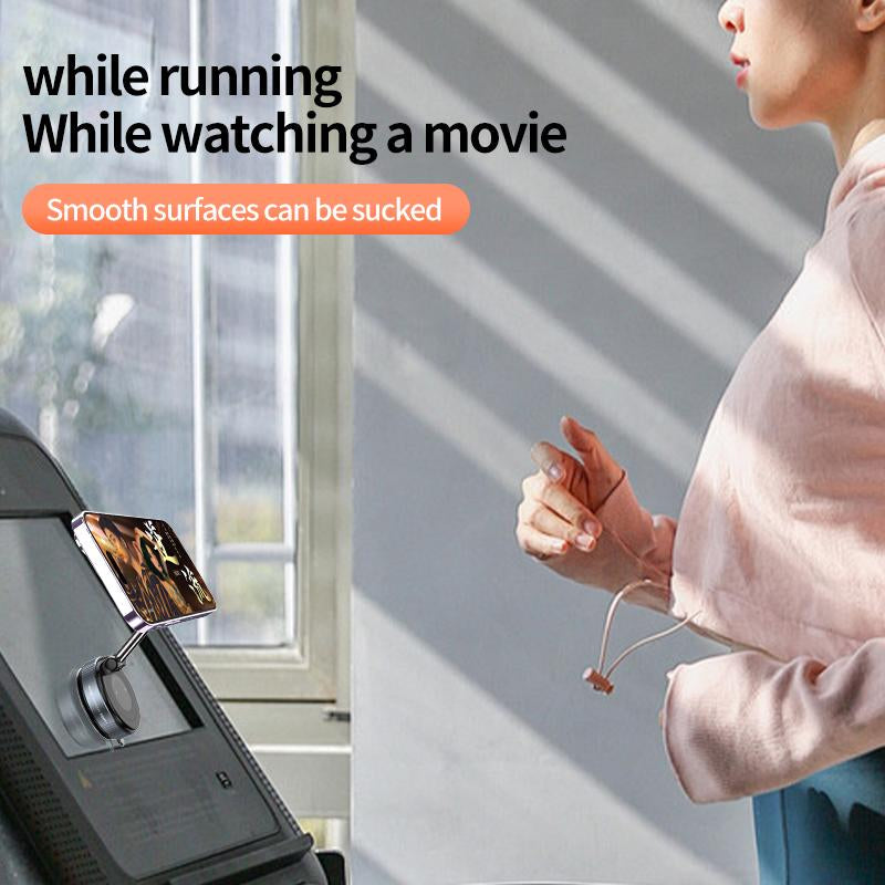 Magnetic Phone Mount, Suction Car Phone Holder, Vacuum Phone Mount with One-Step Lock, Compact & Stable Design for Car Accessories