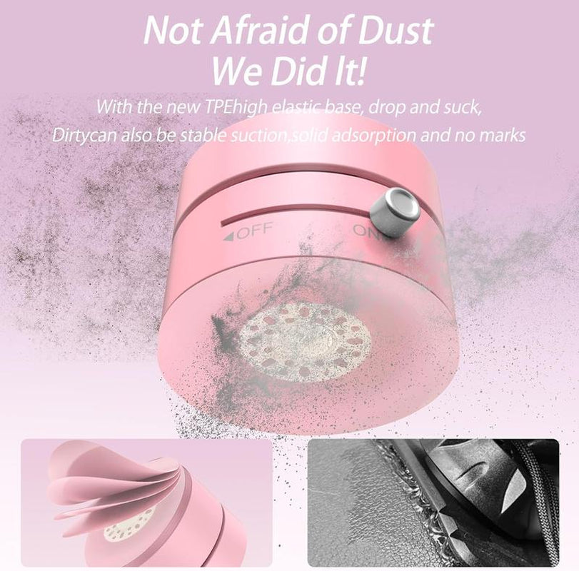 Vacuum Magnetic Suction Phone Holder, 2025 New Magnetic Suction Phone Mount, Foldable Portable Double-Sided Vacuum Magnetic Adsorption Adjustable Mobile Phone Holder for All Phones