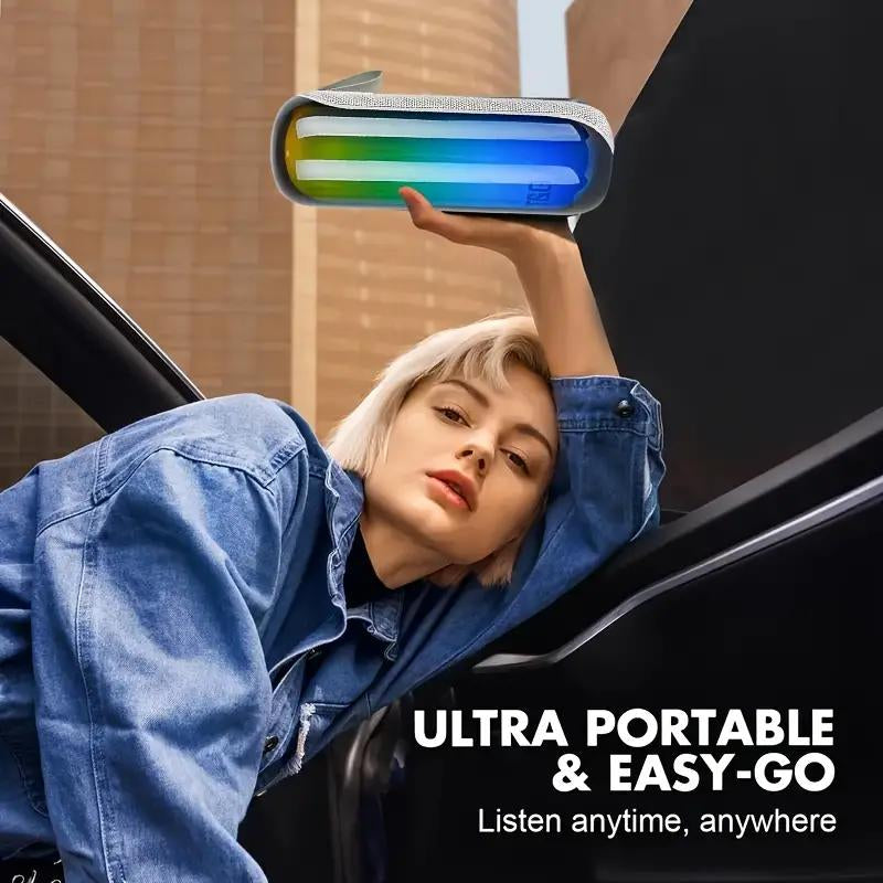 Mini Wireless Has Colorful Lights, Outdoor 3D Bass, Has TWS Function and Belongs to T&G Portable Audio.Bt5 ,Thanksgiving Gift, Christmas and New Year Gift. Set. Smartphone