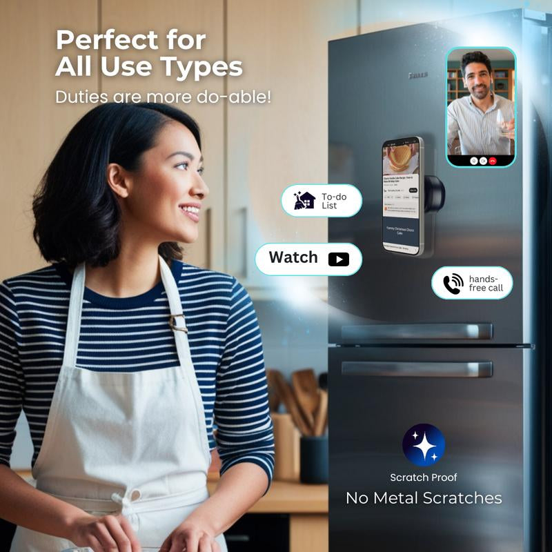 Electronic Vacuum Magnetic Car Phone Holder, Dual-Side Telescopic Adjustment,Folding,Metal, Smartphone Accessories Mount