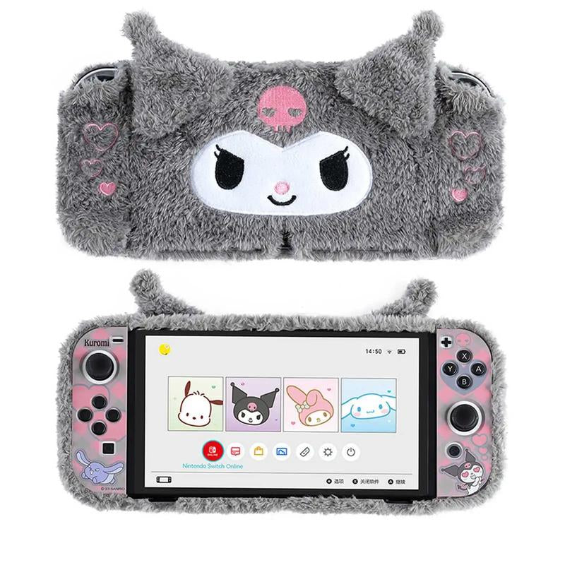 Geekshare Plush Protective Case for Switch OLED - Gaming Time