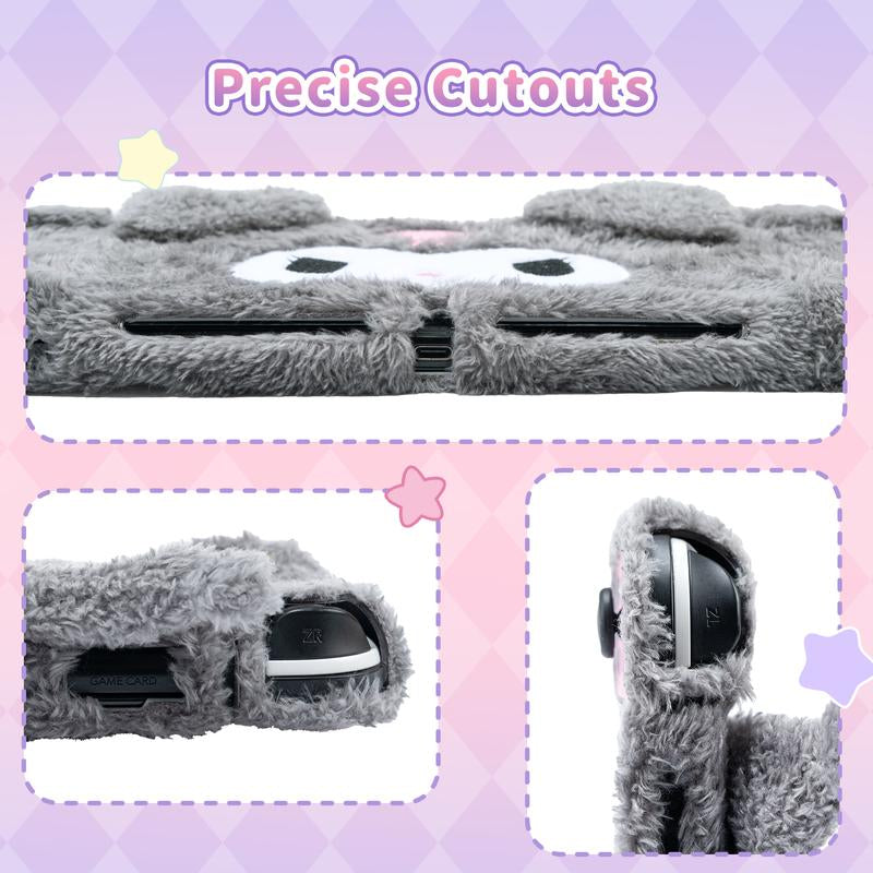 Geekshare Plush Protective Case for Switch OLED - Gaming Time