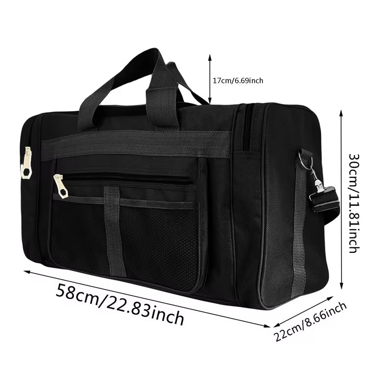 Women Men Nylon Travel Duffel Bag Carry on Luggage Bag Men Tote Large Capacity Weekender Gym Sport Holdall Overnight Bag Pouches